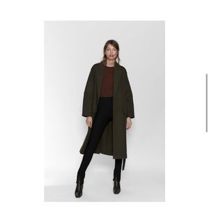 Zara dark green coat
